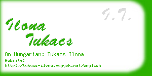 ilona tukacs business card